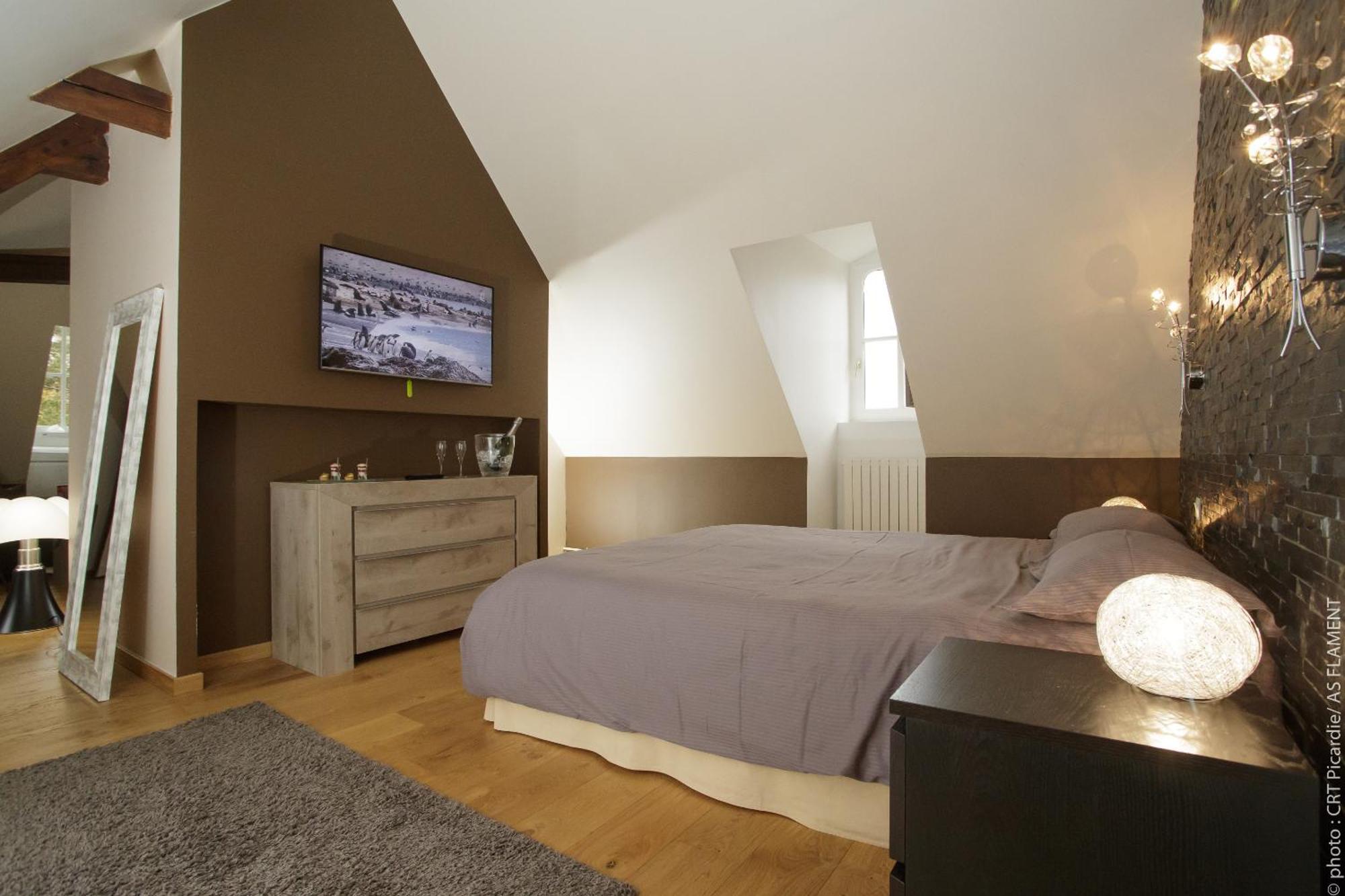 Bed and Breakfast Chateau De Breuil Bruyères-et-Montbérault Pokój zdjęcie
